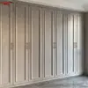 Fábrica de Guangzhou Gabinetes Estilo Americano Estilo Francés Madera Maciza Vestidor Hecho a Medida General Armario de Comercio Exterior Villa Casa Entera