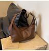 Bolso de Gran Capacidad Suave para Debajo del Brazo para Mujer 2026 Nueva Moda Versátil Bolso Cruzado Retro Bolso Tote para Viajes Bolso Grande