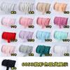 Cordón de Oreja de Color Encaje Elástico Doble Hoja de Loto Encaje Juguete DIY Falda de Gasa Ropa Sombrero Diadema Joyería Banda Elástica