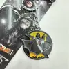 Llavero Giratorio de Merchandising de Película de Héroes Llavero Metálico de Dibujos Animados para Coche Colgante Accesorio para Bolso