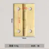 Novo Estilo Chinês 6 Pontos Ferro Bronze Antigo Dobradiça Plana Dobradiça Caixa de Madeira Embalagem 18*14mm