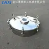 Fabricante Jianshun Vende al por mayor registros de acero inoxidable, registros con mirilla ovalada, accesorios para calderas, componentes resistentes a altas temperaturas tipo soldadura