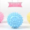 Suministros para Mascotas al por Mayor Juguete Masticable para Mascotas de TPR, Bola Pequeña Resistente y Limpiadientes con Huellas, Juguete para Perro