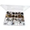 Caja de broches magnéticos fuertes de tres colores de 14 mm y 18 mm, botones de presión ocultos de metal tipo broche oculto