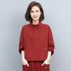 Sudadera de pana de color liso para mujer 2025 Otoño Tendencia Moda Elegante Cremallera Cuello alto Holgada