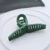 Pinza de Pelo Grande y Elegante Personalizada Pinza de Plástico en Forma de Garra Pinza de Tiburón Color Sólido Pinza Mate para Moño