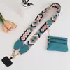 Funda para Teléfono Móvil Morado Claro Mariposa Correa de Lanyard Fácil de Desmontar Correa Multifuncional Correa de Muñeca Parche Accesorios