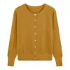 Jaqueta Curta Estilo Gentil Super Popular Camada Base Roupa Íntima Senso de Design Nicho Cardigan de Tricô com Pelo de Guaxinim Jaqueta Feminina Primavera e Outono