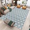 Estilo Nórdico Sofá Sencillo Mesa de Café Felpudo de Piso Alfombra de Sala de Estar de Área Grande Absorbente de Agua Alfombra para Mesita de Noche de Dormitorio en Casa Terciopelo de Cristal