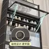 Zapatero para uso doméstico, multicapa, transparente y visualmente atractivo, adecuado para uso en interiores, dormitorios y recibidores; un zapatero simple y a prueba de polvo con cajas para zapatos