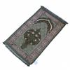Alfombra de Chenilla 70*110cm Manta Delgada Flor de Llama Rectangular Portátil para el Hogar Felpudo Transfronterizo