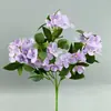 Fábrica de Clavo de 5 Puntas Venta Directa Estilo Ins Transfronterizo Adornos de Decoración de Mesa Flor Artificial de Alto Grado Phalaenopsis de Mango Pequeño