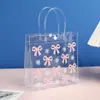 Bolsa Tote Transparente Regalo de Acompañamiento para el Día del Maestro Bolsa de Compras de Celebridad de Internet Bolsa de Regalo de Plástico Bolsa Tote de PVC