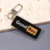 Pendente Decorativo Popular Transfronteiriço Plano de Acrílico Bom Menino Boa Menina Chaveiro de Mochila Decoração Personalizada