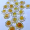 Pingente de Buda de Calcedônia Colorida Tipo Gelo Ágata Natural Doce Nuvem Auspiciosa Fechadura Pingente de Jade Raposa Corrente