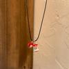 Solo Queda Una Mordida ~ Collar de Núcleo de Manzana Lindo con Cuentas, Cadena para Clavícula Linda e Interesante, Nicho Infantil y Versátil, Chica Dulce