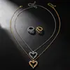 Collar Anillo de Ciempiés de Cobre Estilo Oscuro de Halloween para Mujer, Diseño de Nicho, Joyería Animal Segmentada Personalizada de Corazón Hueco