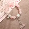 Nova Pulseira Borboleta com Contas Foscas Tendência, Pulseira Borboleta-Flor Lírio-do-Vale, Joias Populares Culturais e Criativas de Atrações Turísticas, Fornecimento Atacado