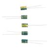 Condensador de Aluminio en Línea Alta Frecuencia Baja Resistencia 2.2UF/4.7UF/22UF 5X11 Serie de Integración de Condensadores Electrolíticos