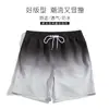 2026 Bermuda de Natação Masculina Verão Perna Reta Tamanho Grande Calça de Cinco Pontos Calça para Águas Termais e Praia Shorts Listrados Calça de Praia Masculina
