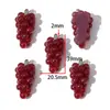 Brinquedos de Frutas e Comida 3D Coloridos DIY Criativos Feitos à Mão Acessórios para Presilha de Cabelo com Cola de Creme Peças de Resina Venda por Atacado