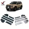 Adecuado para Tiras de Umbral de Puerta Integradas Modificadas y Decoración de Pedales de Bienvenida Especial Dominante Lc250 para Toyota 24 Prado