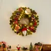 Decoración Navideña Coreana Ambiente de Cafetería Arreglo Nobelson Árbol de Navidad Pequeño Tipo Adornos de Escritorio Guirnalda Ratán