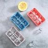 Cubo de gelo direto da fábrica Cubo de gelo feito por conta própria Fundo macio Cubo de gelo personalizado doméstico Cubo pequeno com tampa Conjunto de molde de cubo de gelo