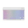 Adecuado para tabletas iPad, Teclado Bluetooth Luminoso Samsung y Huawei, Teclado Portátil Retroiluminado RGB de Colores al por Mayor