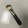 Pincel de base portátil, pincel de iluminador, pincel de corretivo, conjunto de pincéis de maquiagem, cabo curto, para aplicar base e máscaras faciais, ferramentas de maquiagem