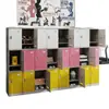 Plástico ABS Locker de Baño Dormitorio Baño Gimnasio Piscina Parque Acuático Locker Gabinete para Bolsa de Estudiante