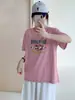 Camiseta de Algodón Copo de Nieve de Verano con Cuello Redondo, Corte Ajustado, Mangas Cortas Versátiles, Suministro Directo del Fabricante, Disponible para Dropshipping