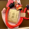 Chaveiro Tesouro de Ouro Puro 999 para Atrair Riqueza de Todas as Direções, Pingente de Corrente para Celular, Pingente Criativo para Bolsa
