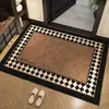 Felpudo de Entrada de Gama Alta, Felpudo Antideslizante, Alfombra para Uso Doméstico, Felpudo Vintage Lavable que Elimina el Polvo