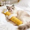 Brinquedo para Gato Engraçado Macio Lagarta Pelúcia Almofada Resistente a Arranhões Resistente à Mordida Erva-gateira Autoentretenimento Descompressão Brinquedo para Gato Em Estoque Atacado
