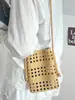 Bolsa de Telefone Tecida de Nicho Shuai Mi para Mulheres, Nova Bolsa Transversal Pequena Leve de Verão 2026