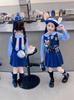 Disfraz de Policía Conejo para Niños Judy Traje para Niñas Vestido de Otoño Disfraz de Cosplay Niña Vestido de Princesa Lolita