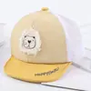 Sombrero infantil león sombrero de sol para bebé primavera y otoño delgado gorro para bebé varón verano lindo gorro para bebé súper lindo