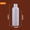 Atacado 10-300ml Garrafas Plásticas de Porcelana Branca Garrafas PET Garrafas Vazias para Cosméticos Loção Hidratante Garrafas Reutilizáveis para Viagem