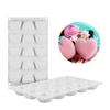 Jiashe Cross-border - Molde de silicona para pasteles con 6 flores diferentes, molde de silicona para jabón, molde para jabón frío, molde para hornear hecho a mano