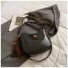 Bolso de Axila de Aspecto Retro de Alta Calidad para Mujer 2025 Nuevo Bolso Cubo Simple Textura de Nicho Hombro Único Cruzado Bolso para Teléfono Móvil