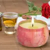 Vela Aromática de Mármol Creativa para Regalo, 4.4 oz, Aceite Esencial, Cera de Soya, Vela para Fragancia del Hogar