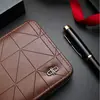 Nueva Cartera Corta con Cremallera para Hombre Moderna de Gran Capacidad con Múltiples Ranuras para Tarjetas Cartera para Tarjetas de Crédito