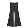 Calça pantalona de Lyocell para Mulheres, Novo Estilo Verão 2026, Caimento Fluido, Micro-Flare Casual, Perna Larga, Esportiva, Yoga, Calça de Moletom
