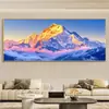 Rizhao Golden Mountain Porcelana de Cristal Pintura Decorativa Pared de Fondo de Sofá de Sala de Estar Soporte de Montaña Pintura Colgante Proyecto de Hotel B&B Venta al por Mayor Individual