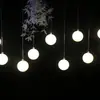 Luces Decorativas para Techo de Boda Creativas Bolas Blanco Leche Cadenas Colgantes Cielo Estrellado Decoración de Escenario de Boda Accesorios Exhibición de Ventana de Centro Comercial