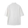 25 Verano Comercio Exterior Nuevo Camisa de Manga Corta para Hombre Color Sólido Talla Grande Cuello Vertical Estilo Chino Casual Holgada Chaqueta Camisera