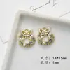 Estilo Barroco Laço de Pérola Liga Colorida Esmalte Acessórios de Joia Chaveiro DIY Brincos Colar Pingente