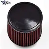 Filtro de ar universal para carro modificado mais vendido internacionalmente / Cabeça de cogumelo 76MM filtro de cabeça de cogumelo filtro de ar modificado