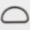 PM novo hardware de bagagem DIY metal borda redonda fivela argola D acessórios fivela decorativa sólida sem costura em forma de D